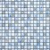 PVC mosaic panel azure 485x960