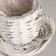 Kashpo wicker, d12 cm, white, willow