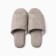 Women's slippers with an open nose eco size 40-41, beige