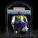 Decor for the aquarium "Coral on the platform" Silicone, 7 x 7 x 8.5 cm, purple