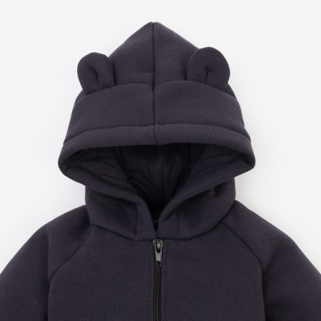 Costume: sweatshirt and pants crumb I, Basic Line, height 68-74 cm, dark gray-6