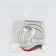 Prize medal 194 diam 3.5 cm. 2 place, tricolor. Color ser. Without a tape