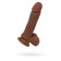Toyfa Realstick Elite Mulatto phallimitator, realistic, on suction cup, mulatto, 16 cm