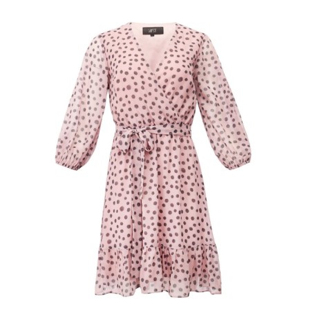 Dress summer female mist, size 42, pink color-7