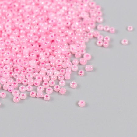 Glass glass 12/0 "cold pink" translucent mother -of -pearl 450 gr