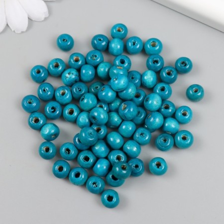 Beads for creativity tree "Blue" d = 0.8 cm set 20 grams-1