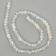 Glass beads, set 72 pcs., Size 1 pc. - 8 mm, white color