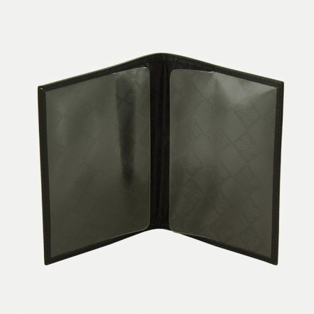 Cover for passport, black color-1