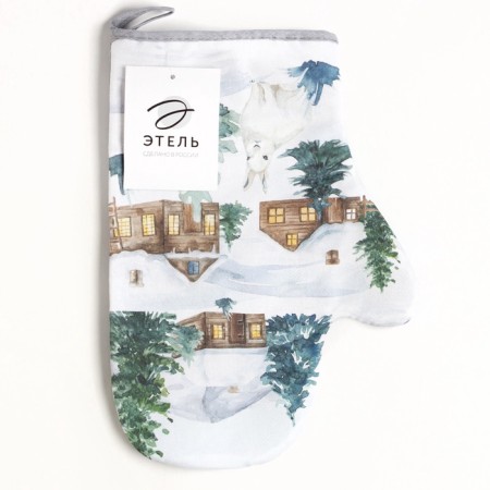 Forest Animals mittens of 20x27cm, sarzha, 100% x/l, Vatin 250g/m2-4