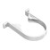 Clamp pipes Technonikol PVC White