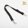 Dog safety belt, shock-absorbing, 75-85 x 2.5 cm, black
