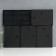 Photo frame in 4 photos 10x15 cm+mirror "Reflection" Black set 5 pcs 31x41 cm