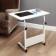 Cleat table, 60x40, adjustable height (60-80cm), white
