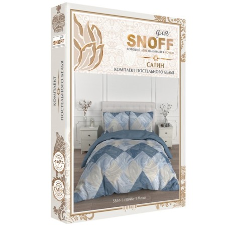 Bed linen euro, size 215x240 cm, 200x220 cm, 70x70 cm - 2 pcs-5