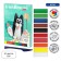 Soft plasticine (wax) 10 colors, 130 g, Erichkrause "Baby", with a stack, on a vegetable basis, with aloe vera, euro suspension