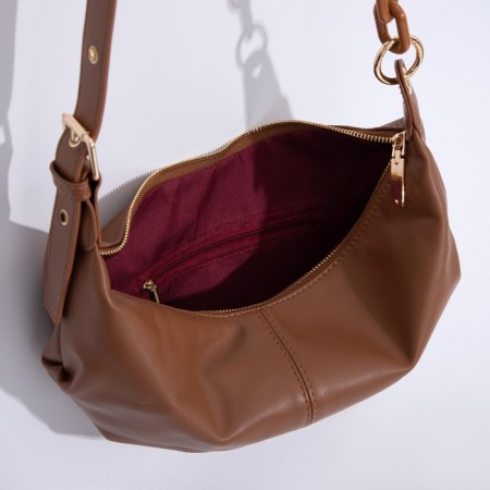 Bag bag, lightning department, adjustable belt, redhead color-4