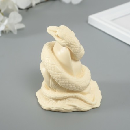 Molds Silicon "Snake. I knocked wisdom." 8.5x6.5x5.5 cm-2