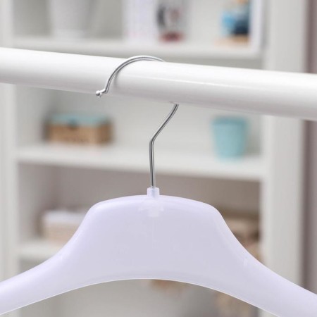 Shoulders - hanger for clothes, size 46-48, white color-1