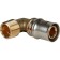 STOUT SFP-0011-001220, 1/2 "x 20 mm, external thread, transition, brass