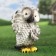 Garden figure "Friendly Owl" Polar, 30cm