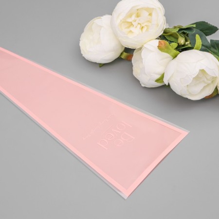 Package Concert Flowers, "Love", 12.5+4x45 cm, pink-2