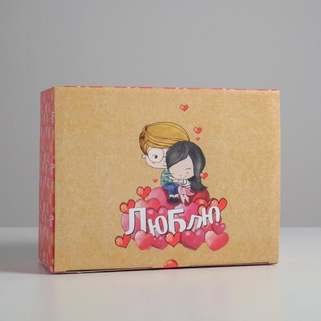 Box Gift team, packaging, "love", 30 x 23 x 12 cm-1