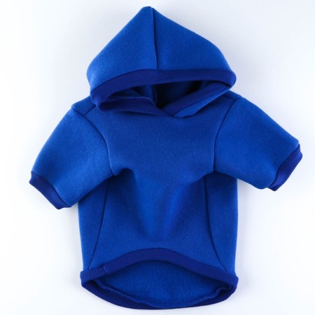 Single-fat sweatshirt for dogs (foot with a hose), size L (DS 35, Osh 42-44, OG 54-58), blue-10