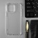 Pero cover for Apple iPhone 15 Pro Max, silicone, transparent, reinforced