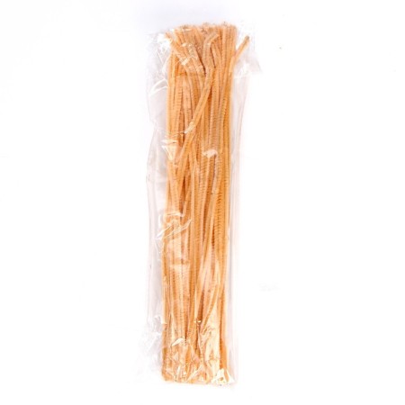 Wire with pile for crafts and decor set of 50 pcs., Size 1 pc. 30 × 0.6 cm, sandy color-3