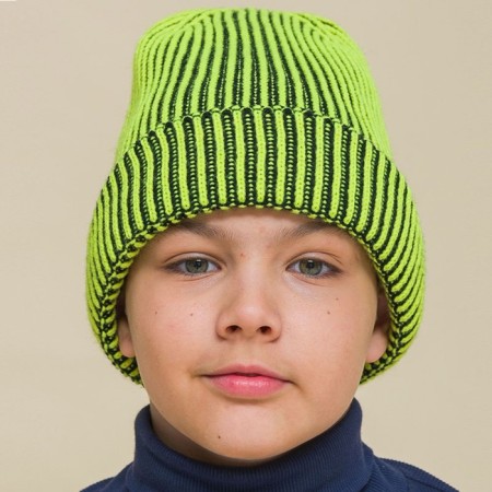Children's hat, size 51-52, yellow color