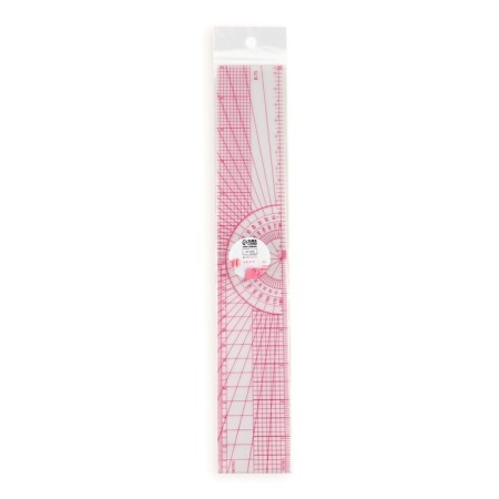 A line for quilting and patchwork, 5 × 30.5 × 0.1 cm, the color is transparent/pink-2