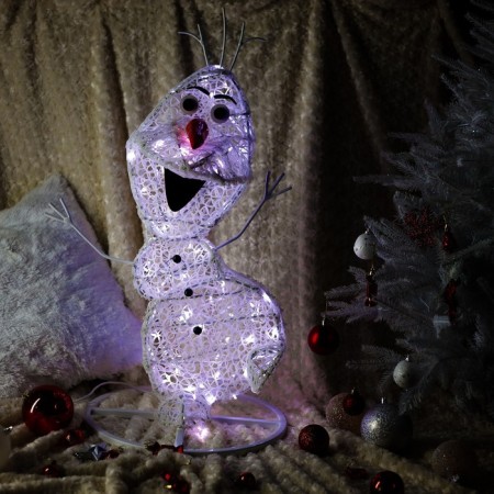 LED figure "Snowman Olaf", 40 × 70 × 35 cm, 20 W, 220 B