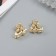 Hair crab "Sherry" (set 2 pcs) butterfly, 1.5 cm, gold