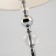 Sortino table lamp, 1x60W E27, chromium color