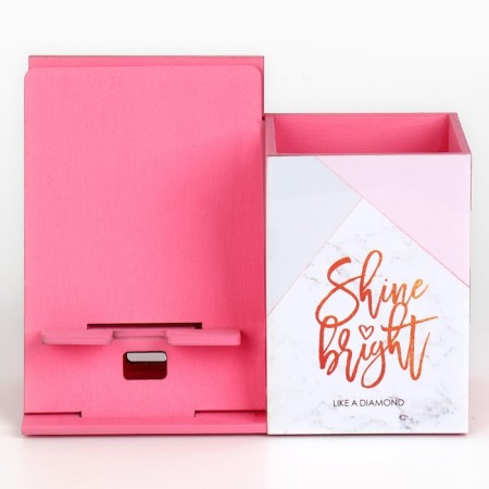Organizer for the office with a stand for the phone "Shine Bright"-3