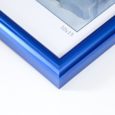 Photo frame Plastic "Rainbow" 10x15 cm, blue metallic-2