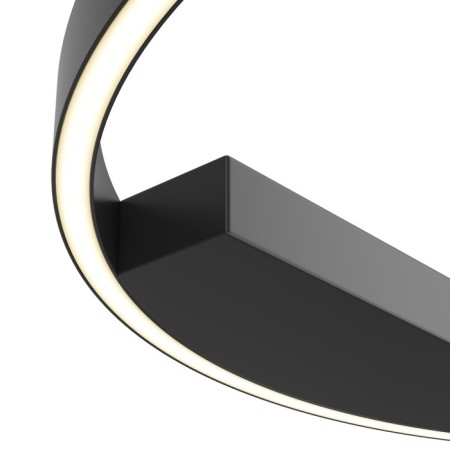 Ceiling Lamp Maytoni Mod058CL-L35BK, LED, 35W, 60x60x3.5 cm, 1100lm, black color black-1