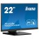 Monitor IIYAMA 21.5 "Prolite T2254MSC-B1AG Black IPS LED 16: 9 HDMI M/M glossy HAS 250CD 107891