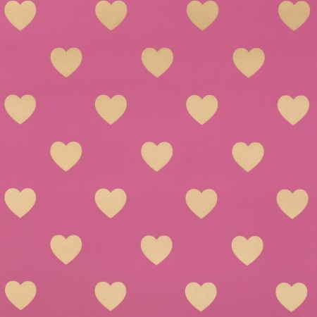 Matte film "Golden Hearts", purple, 58 x 58 cm-2