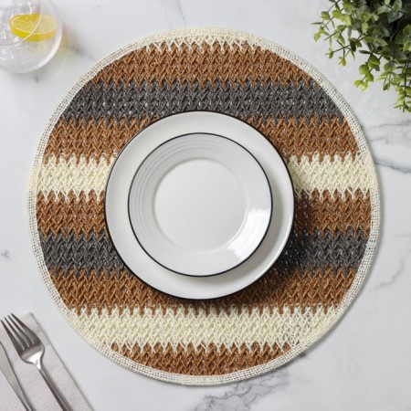 Napkin Serving shares Vincula, D = 38 cm, brown color-2