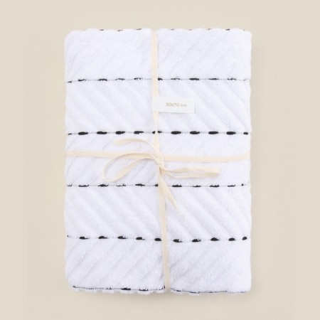 Terrier rug Sl Home: Lines "Blanc de Blanc" 50x70 cm, 100% cotton, 750 g/m2-7