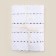 Terrier rug Sl Home: Lines "Blanc de Blanc" 50x70 cm, 100% cotton, 750 g/m2
