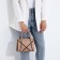 Bag Female Tout with zipper, beige color