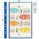 Folder with 10 A4 inserts, 160 μm, calligrata, with perforation, blue