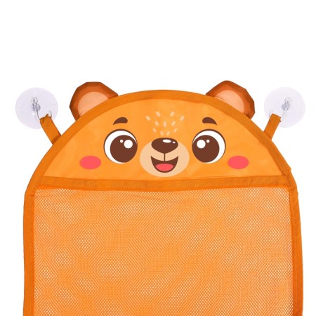Grid - organizer "Mishutka", for storing toys in the bathroom, on suction cups-4