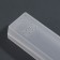 Organizer for storage, with a lid, 3.1 × 18.9 × 2.2 cm, the color is transparent