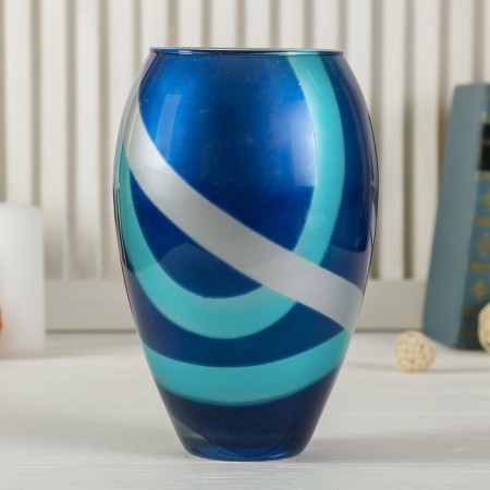 Vase "Claudia", D = 11 cm, 14 × 24 cm, glass