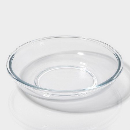 Container made of heat -resistant glass of the share, round, 500 ml, 19 × 8 cm-2