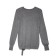 Female jumper with decorative assembly Conte Elegant, Size S, Steel Grey color
