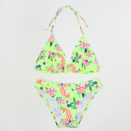Separate swimsuit for a girl, light color, height 98